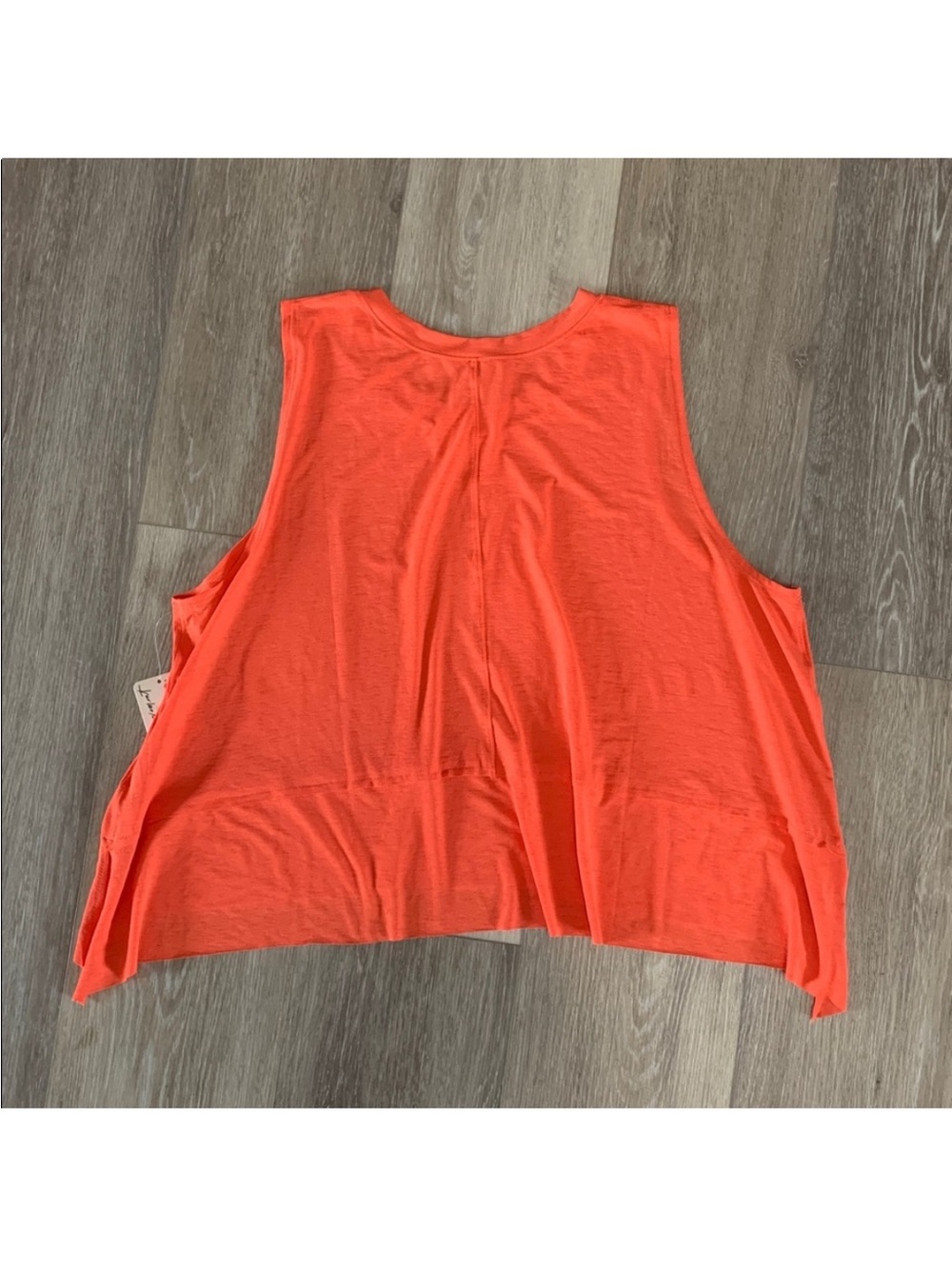 NWT FP Movement by Free People Tempo Coral Cropped Tank - Picture 4 of 13